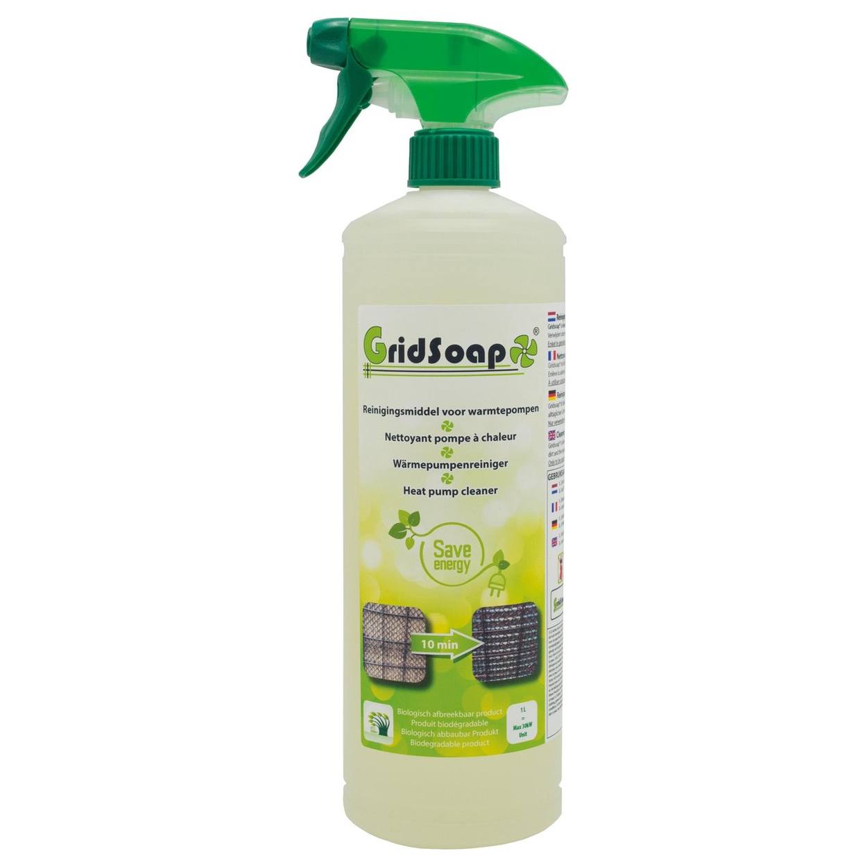 Grielzeep – Reinigingsmiddel voor warmtepompen – 1L
