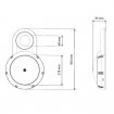 SeaMAID bovengronds zwembad meerkleurige LED projector