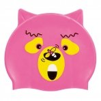 Beco kinder badmuts Siliconen Unisex - Dierenmotief roze