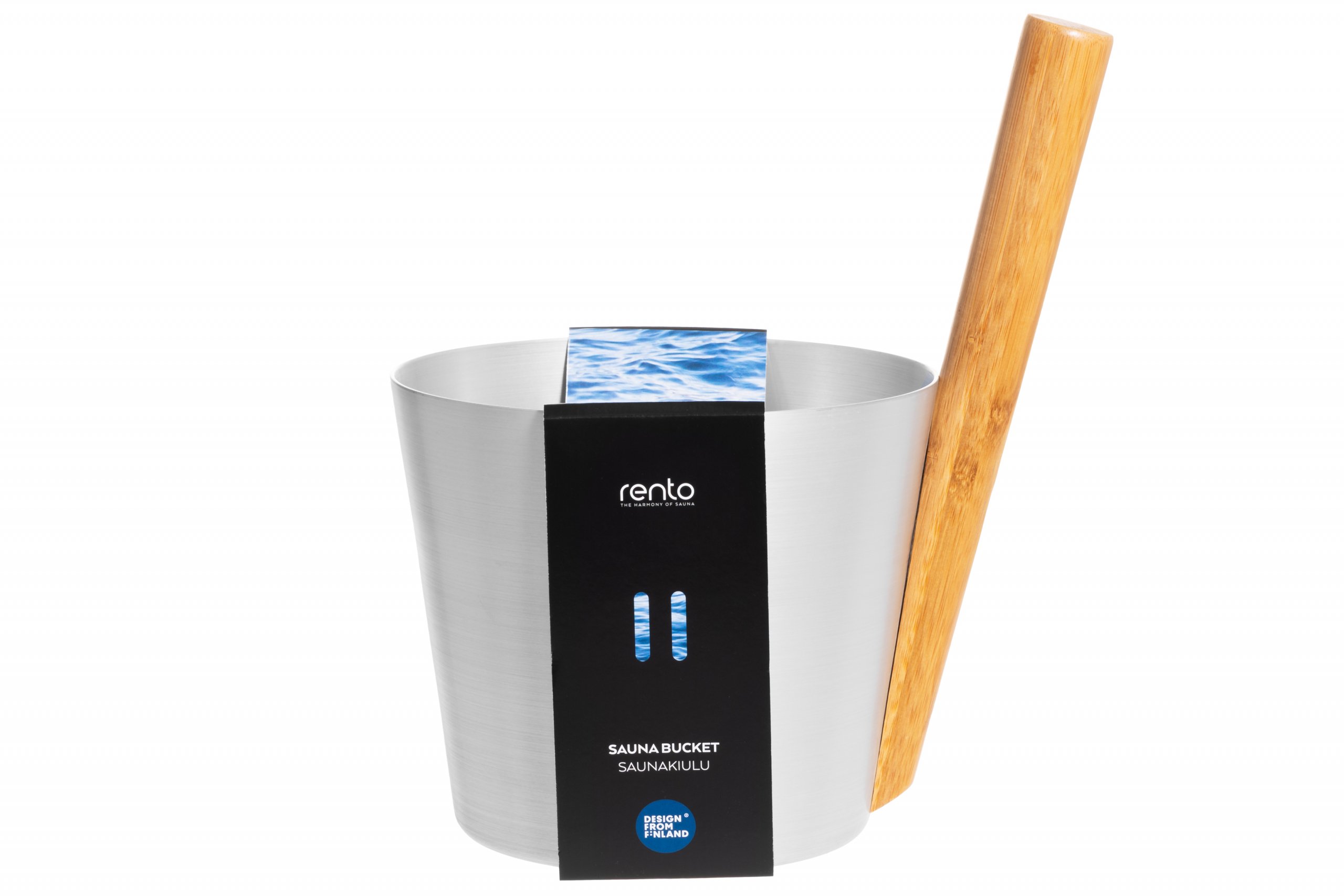 Rento Sauna Design Emmer met handvat – aluminium
