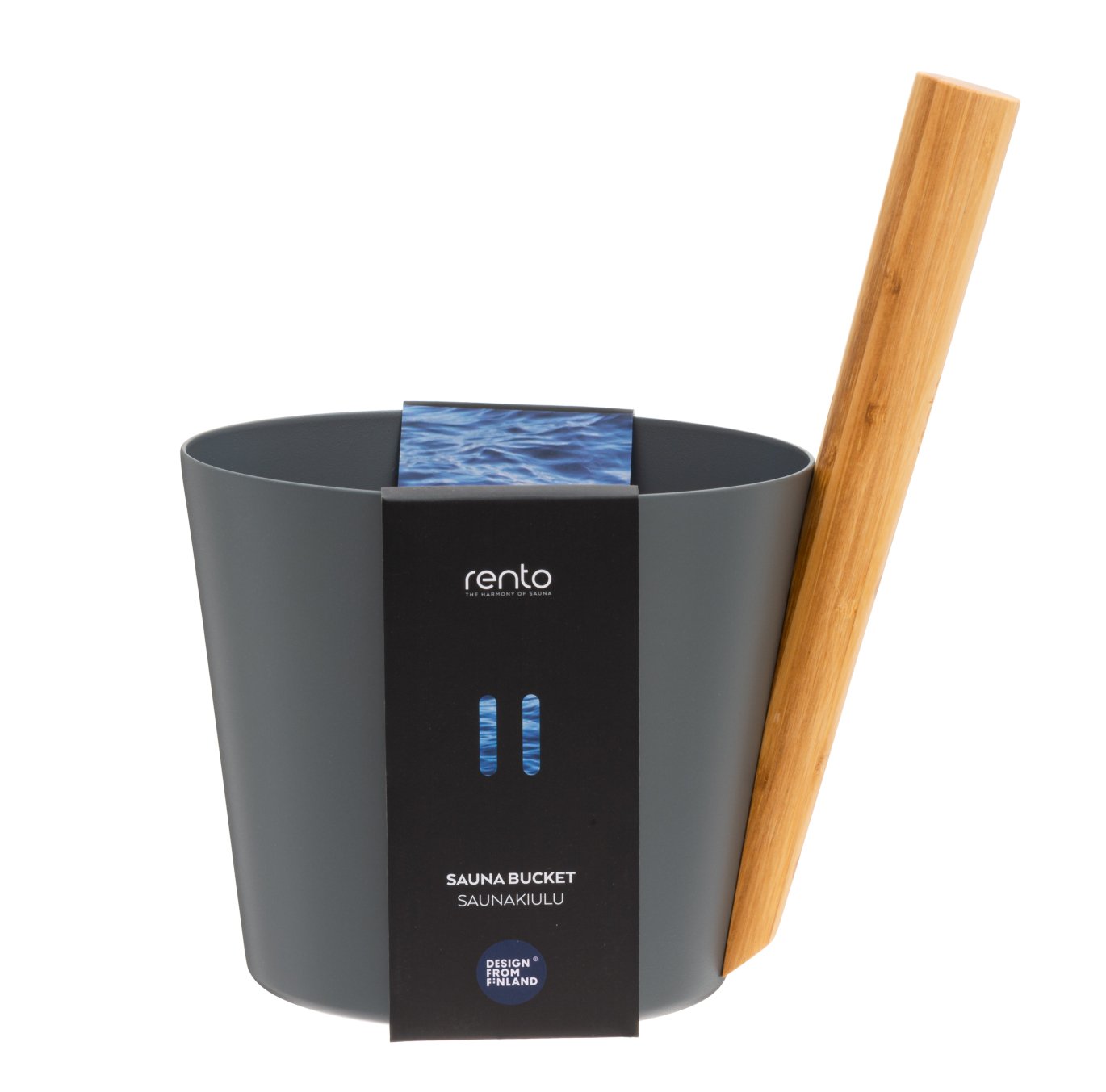 Rento Sauna Design Emmer met handvat – Grijs