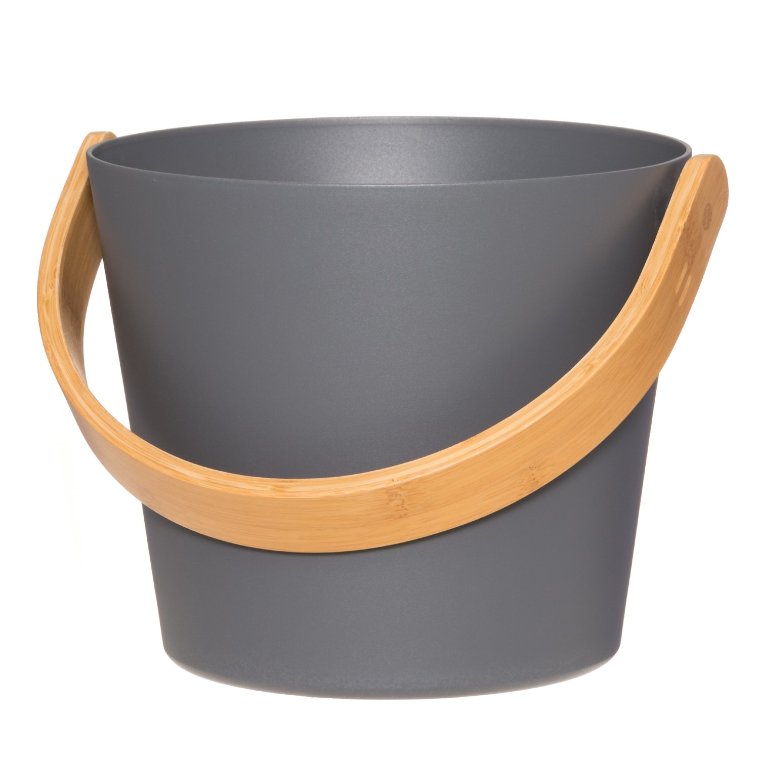 Rento Sauna Emmer met een beugel van bamboe hout – Grijs