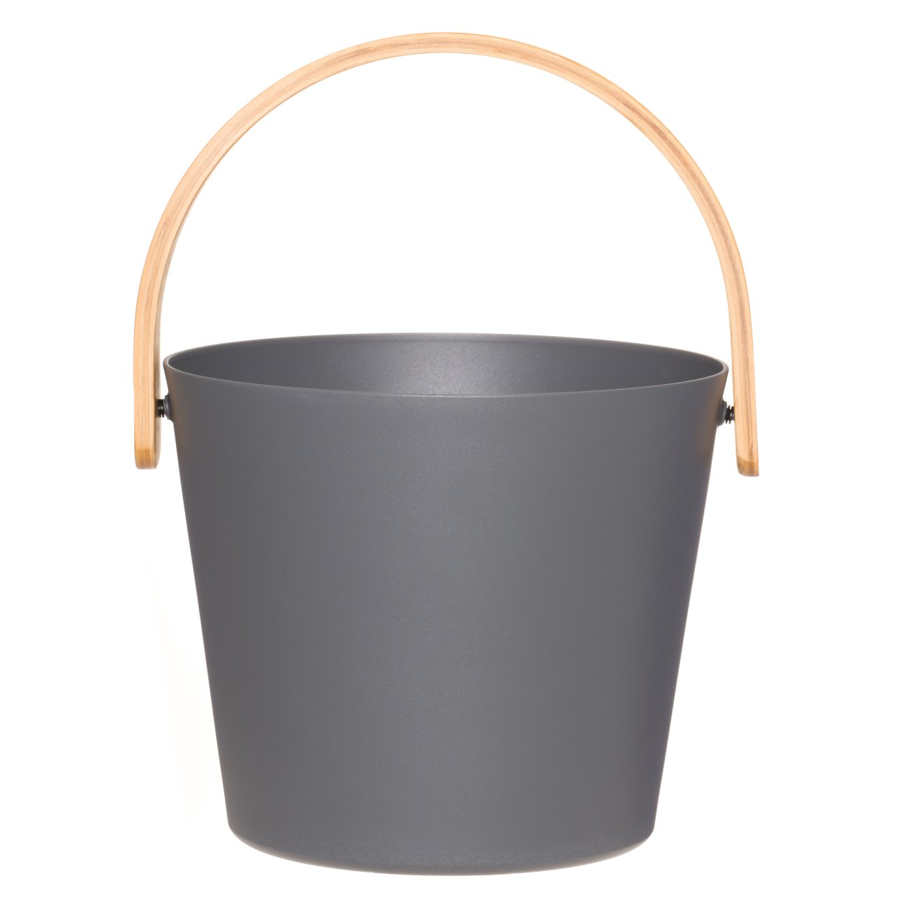 Rento Sauna Emmer met een beugel van bamboe hout – Grijs