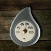 Sauna design thermometer in speksteen - Hukka Pisarainen
