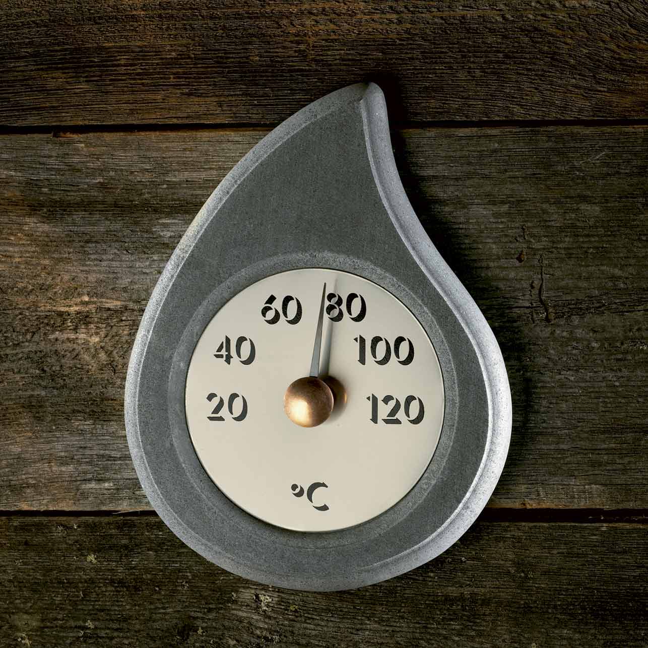 Sauna design thermometer in speksteen - Hukka Pisarainen