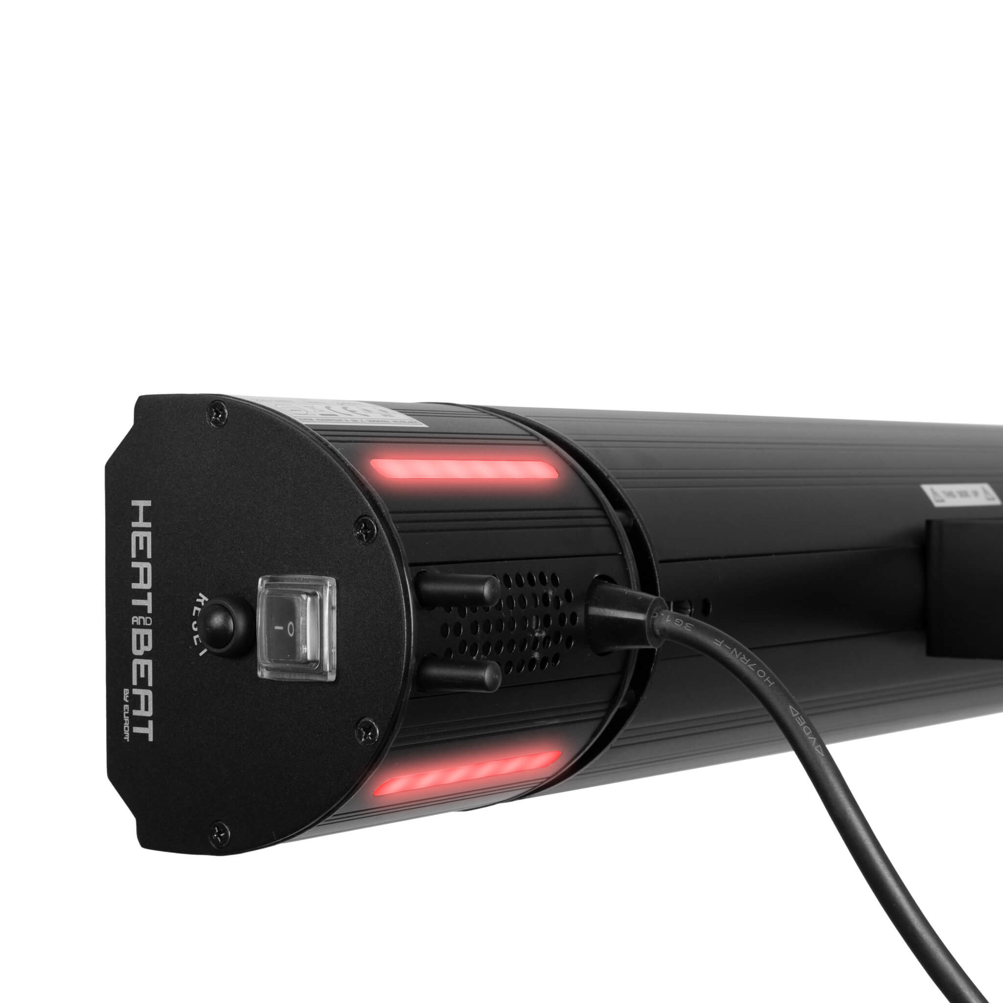 Eurom Heat and Beat zwart terrasverwarmer