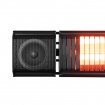Eurom Heat and Beat zwart terrasverwarmer