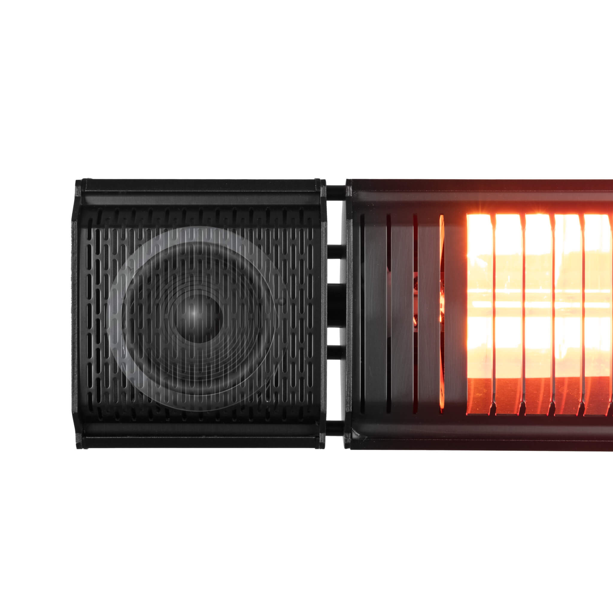 Eurom Heat and Beat zwart terrasverwarmer