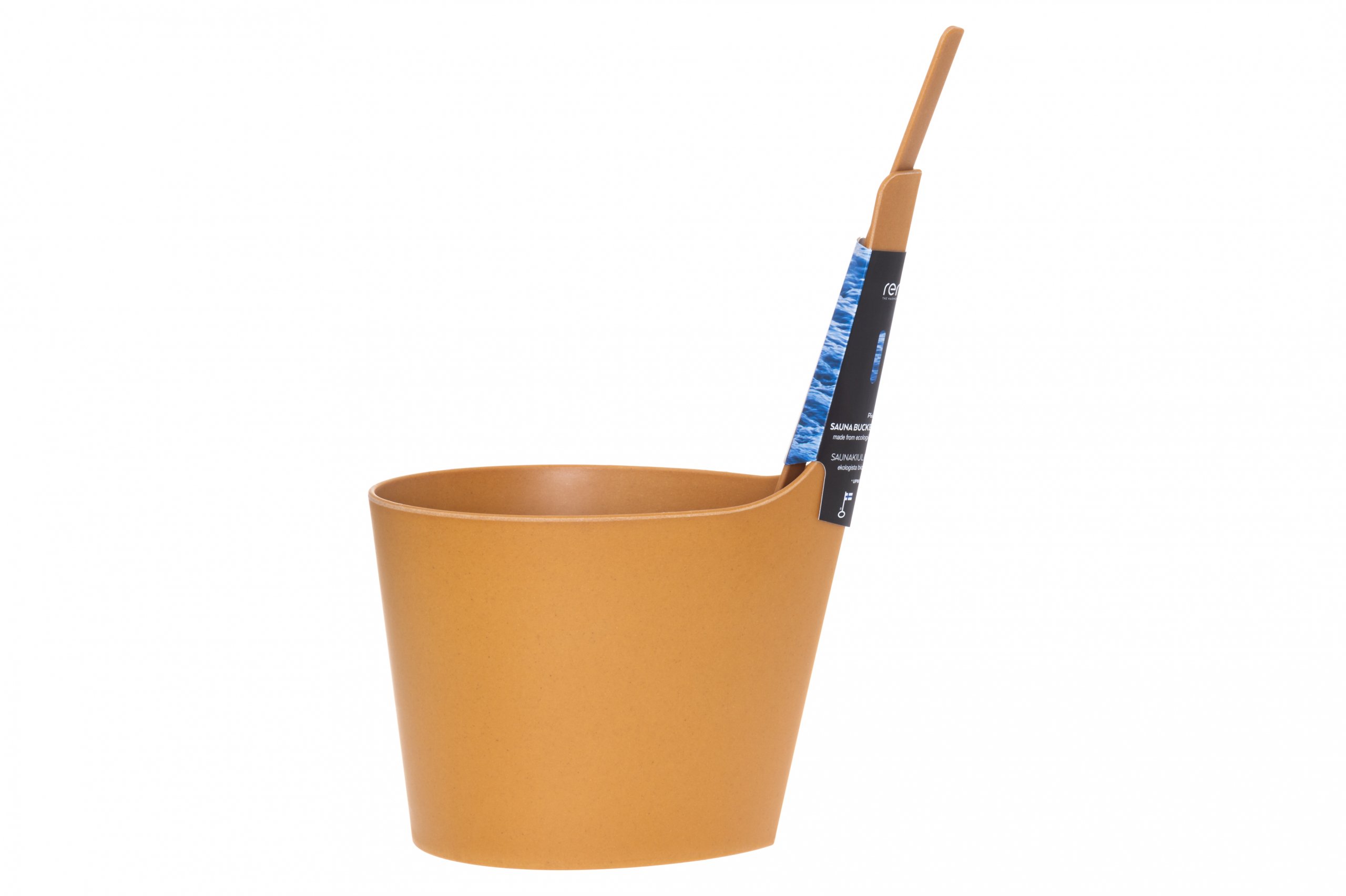 Rento Pisara Design Sauna emmer en lepel - Naturel