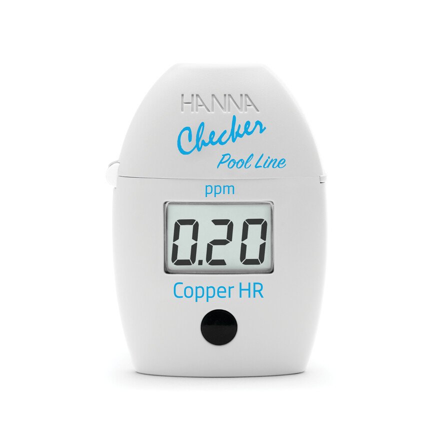 Pool Line Checker-fotometer voor vrij koper LR, 0,00 tot 5,00 mg/l (HI7024)