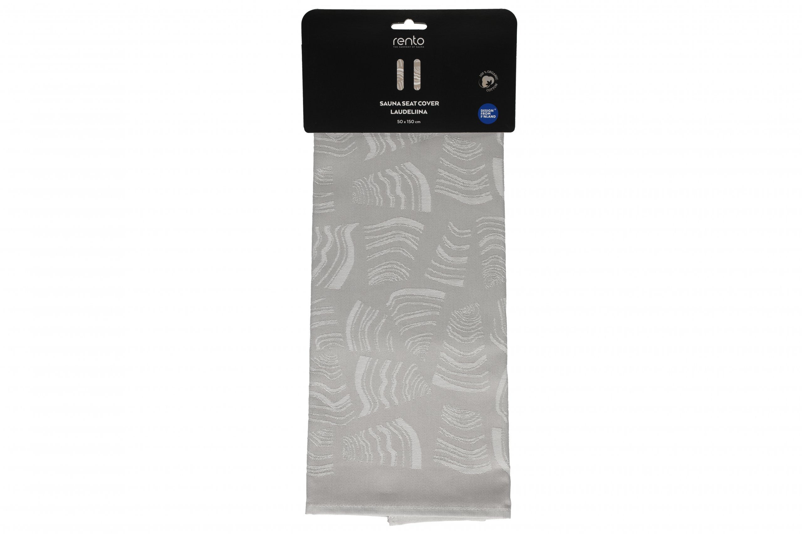 Sauna handdoek grijs 50x150 cm - Rento