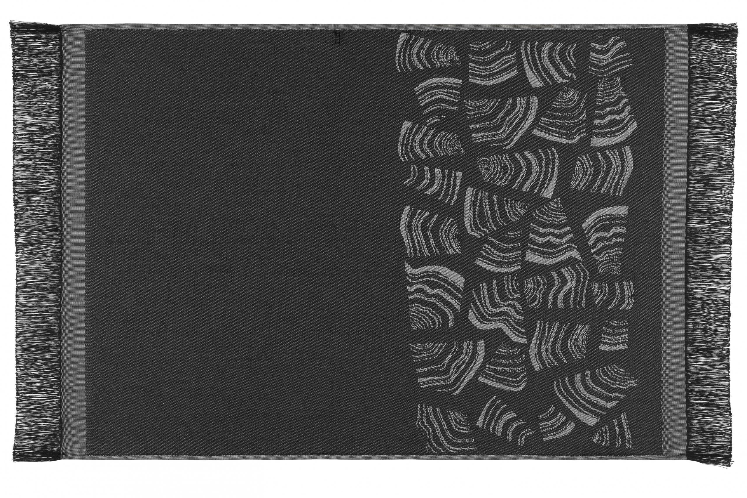 Sauna handdoek zwart 50x70 cm - Rento