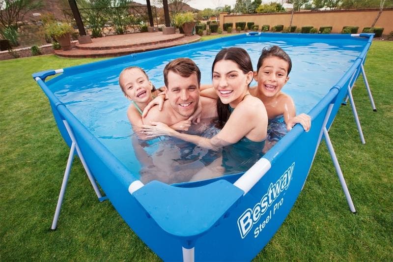 Bestway Steel Pro zwembad 400 x 211 x 81 cm, inclusief pomp