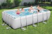 Bestway Power steel zwembad 404 x 201 x 100 cm, inclusief pomp en trap