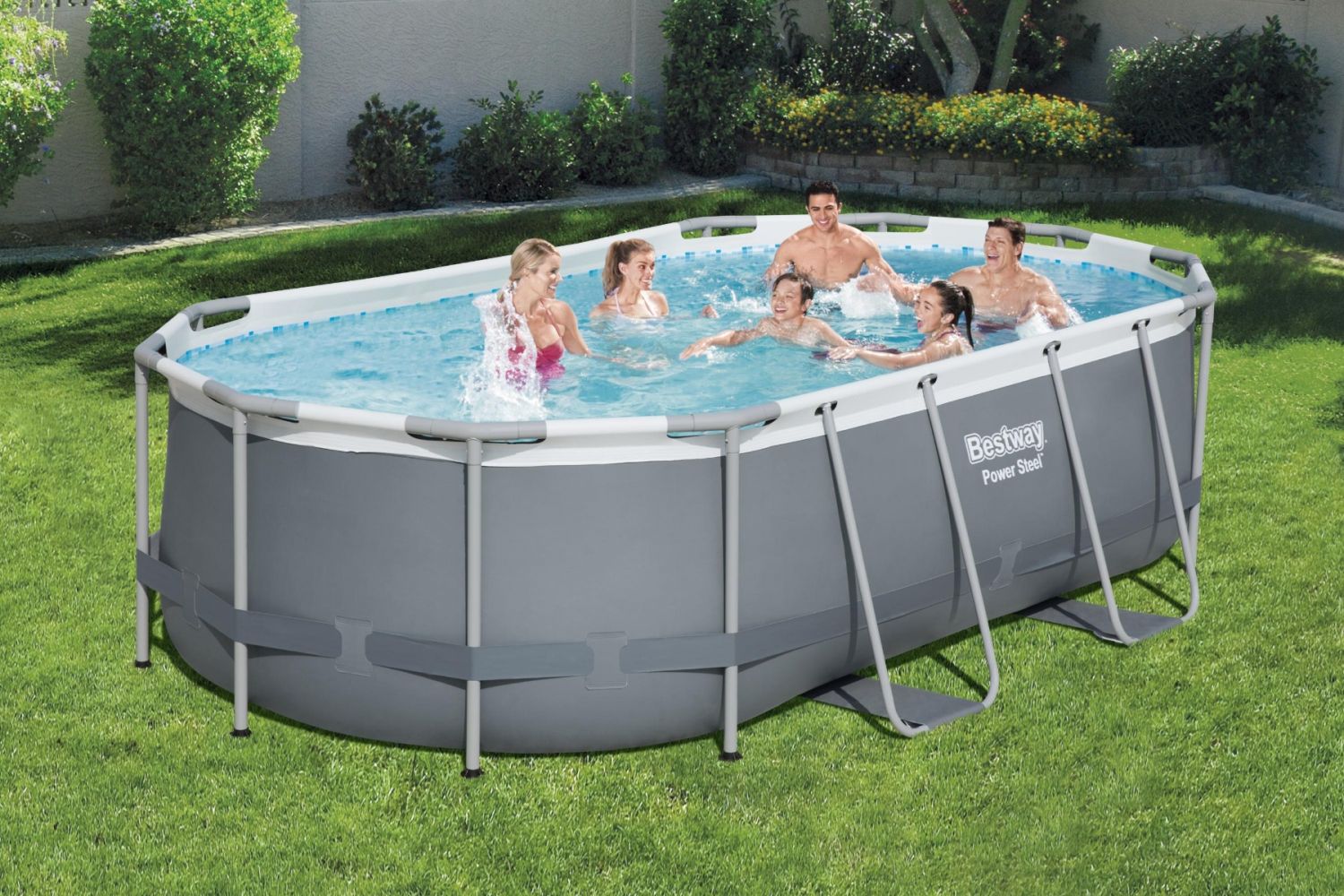 Bestway Power Steel Zwembad Set Levant 427 x 250 x 100 cm