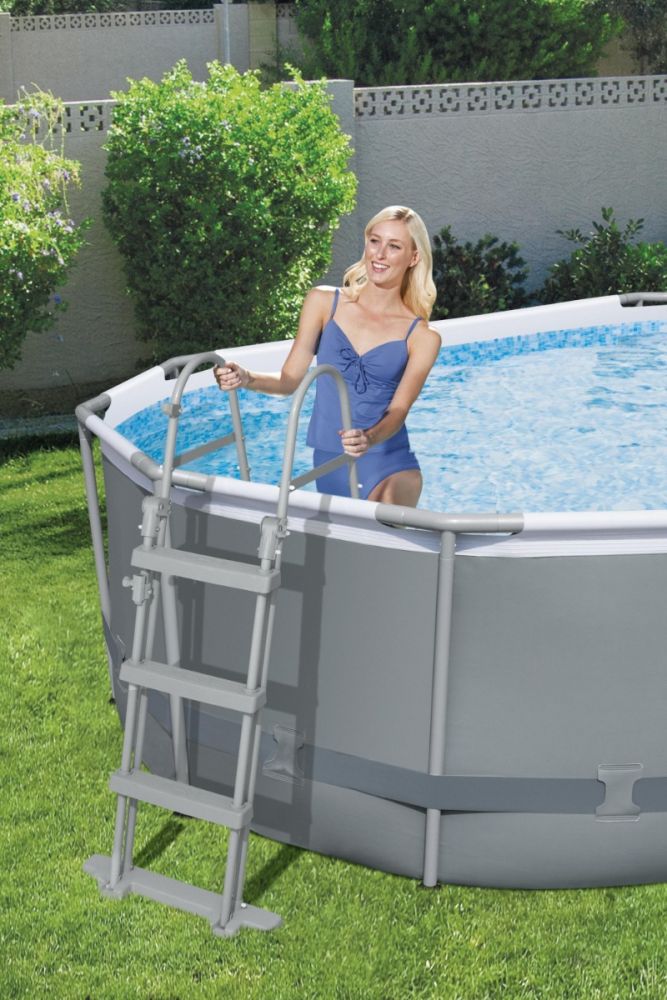 Bestway Power Steel Zwembad Set Levant 427 x 250 x 100 cm