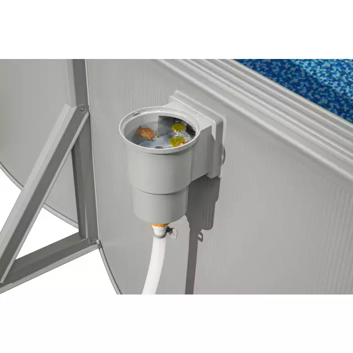 Bestway Hydrium zwembad 610 x 360 x 120 cm, inclusief pomp, zwembadtrap, afdekzeil en grondzeil