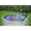 Bestway Hydrium zwembad 610 x 360 x 120 cm, inclusief pomp, zwembadtrap, afdekzeil en grondzeil