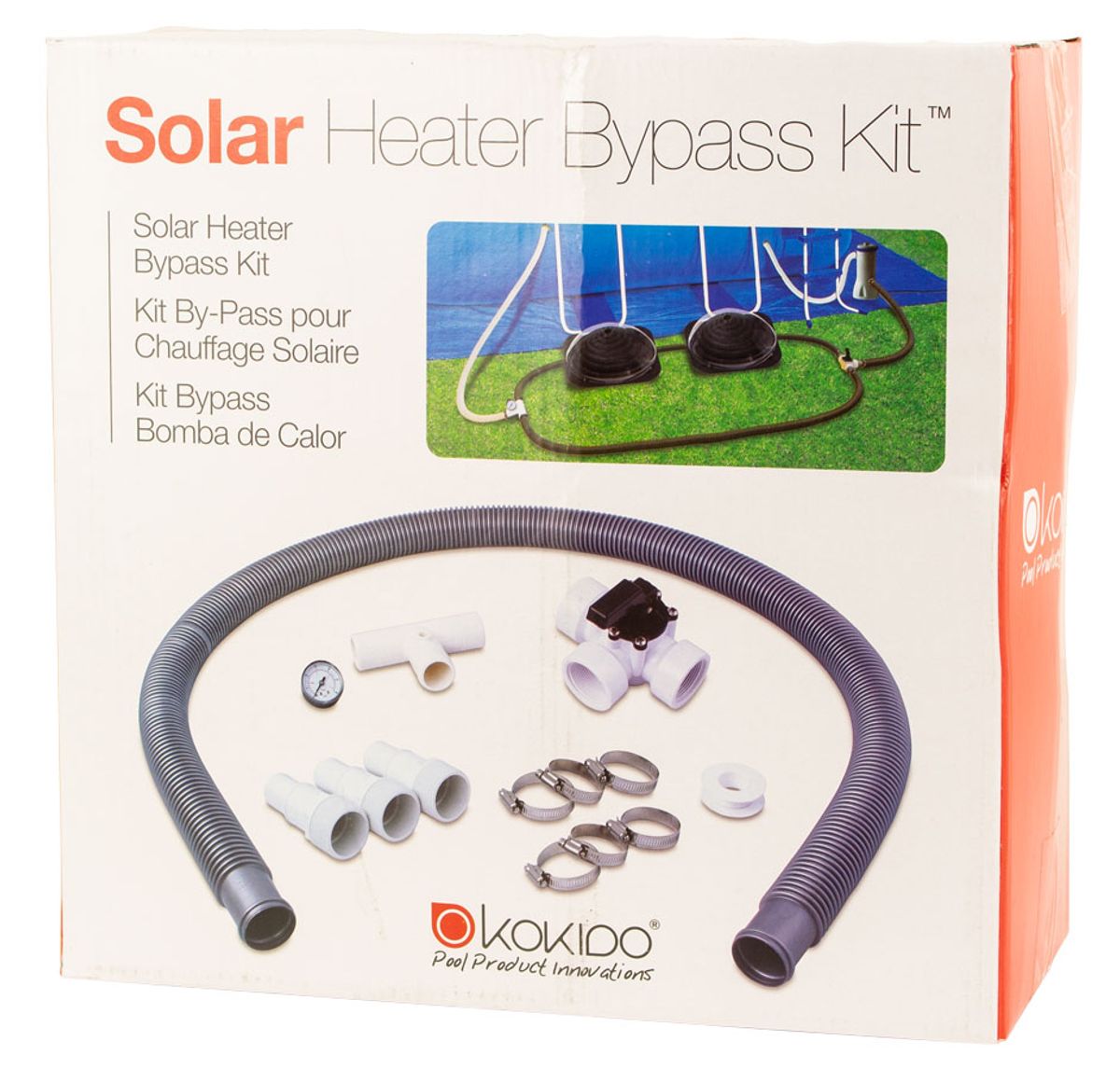 Bypass kit voor zwembadverwarming - Kokido