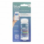 Blue Check teststrips met applicatie