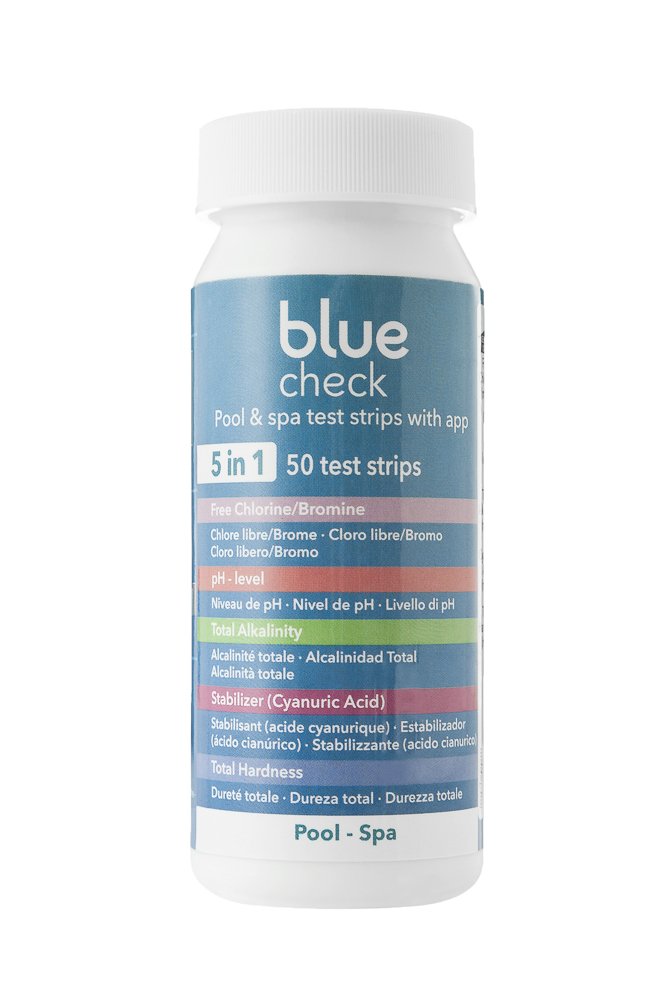Blue Check teststrips met applicatie