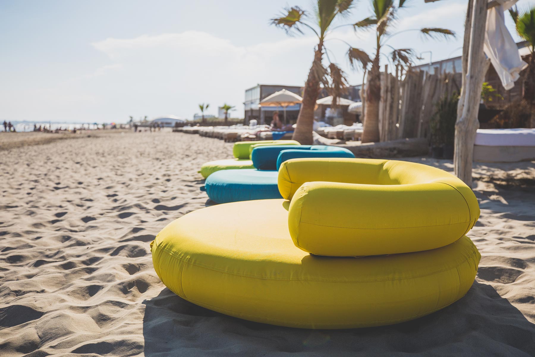 Grote zwembadzetel blauw - Wink Air Island+