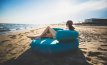 Grote zwembadzetel blauw - Wink Air Island+