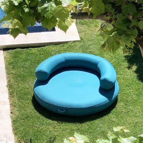 Grote zwembadzetel blauw - Wink Air Island+