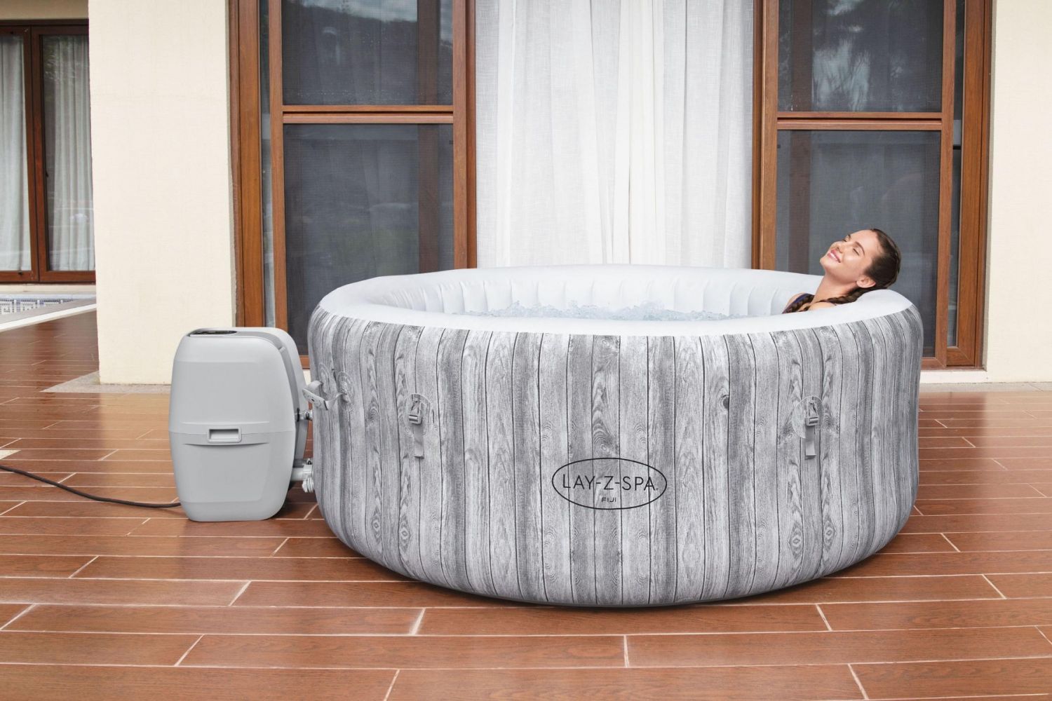 Fiji Bestway Lay-Z-Spa Airjet met Freeze Shield