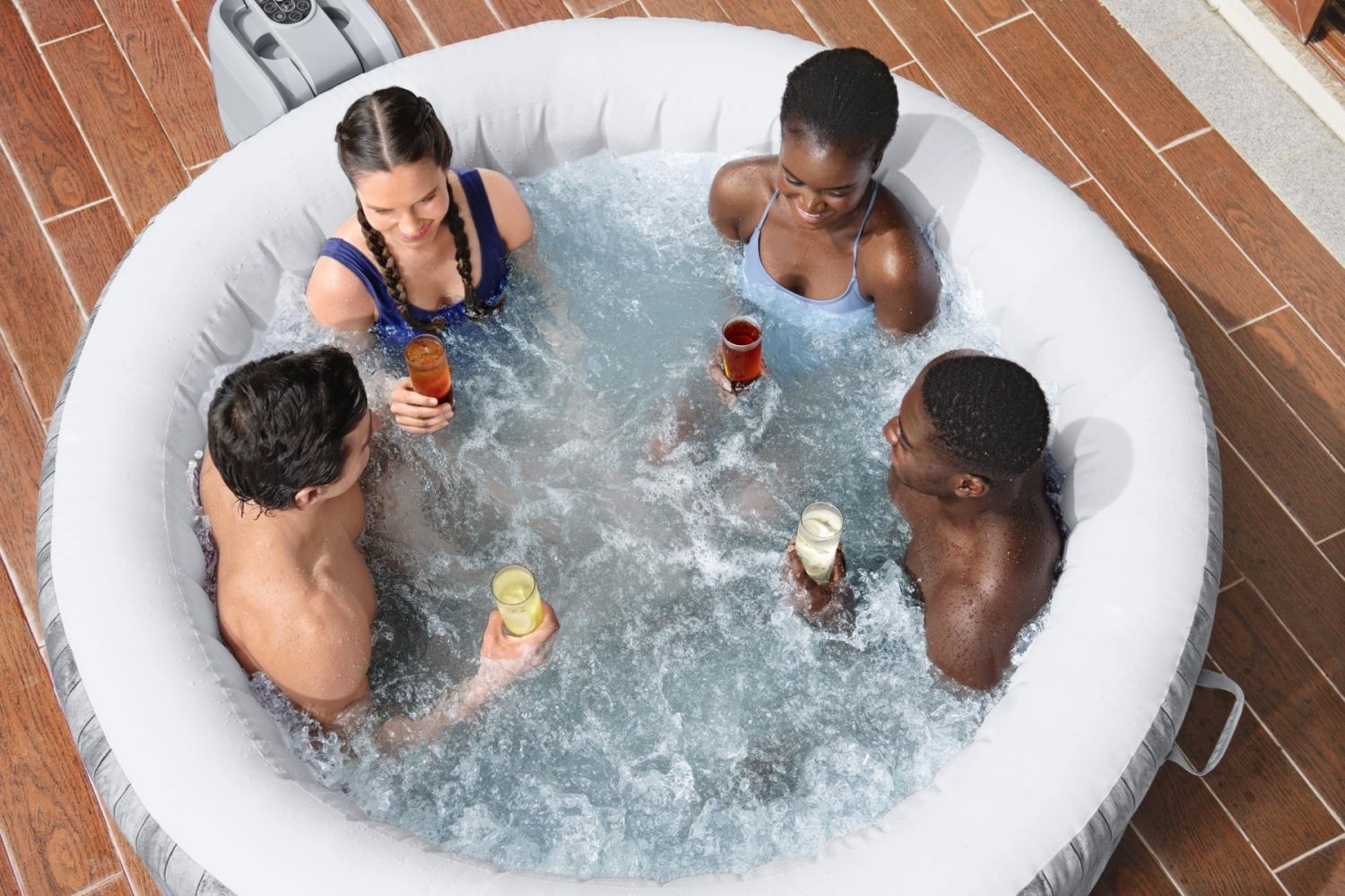 Fiji Bestway Lay-Z-Spa Airjet met Freeze Shield