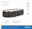 Bestway Power Steel Ovaal zwembad - 610 x 366 x 122 cm - met filterpomp en accessoires