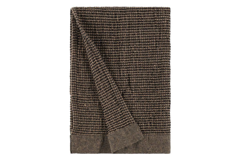 Sauna Kenno sauna handdoek zwart 50x70 cm - Rento