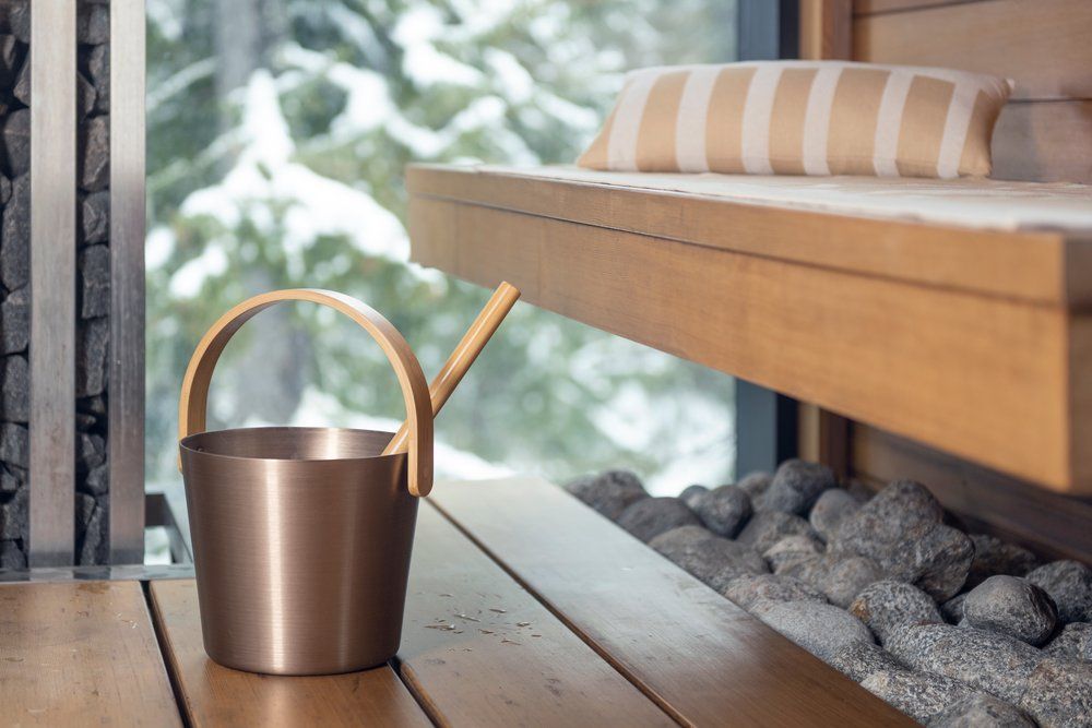Rento Sauna Emmer met beugel – Champagne (5L)