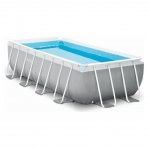 Intex Prism Frame Pool - 400 x 200 x 122 cm - met filterpomp en trap