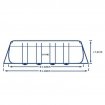 Intex Prism Frame Pool - 400 x 200 x 122 cm - met filterpomp en trap