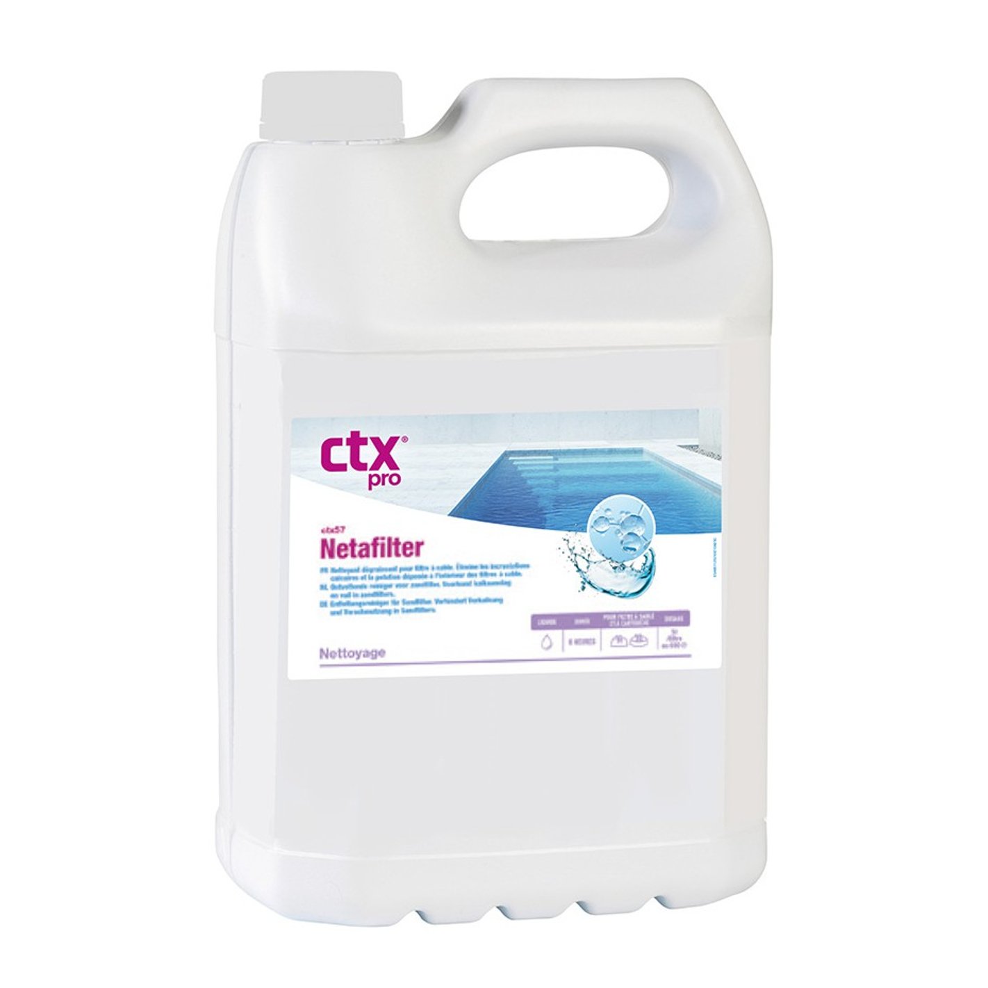 Ontkalkingsreiniger voor zandfilters - Netafilter - CTX-57