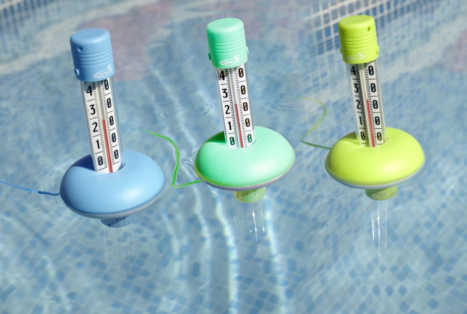 Thermometer mini vision gekleurd - Blauw - Kerlis