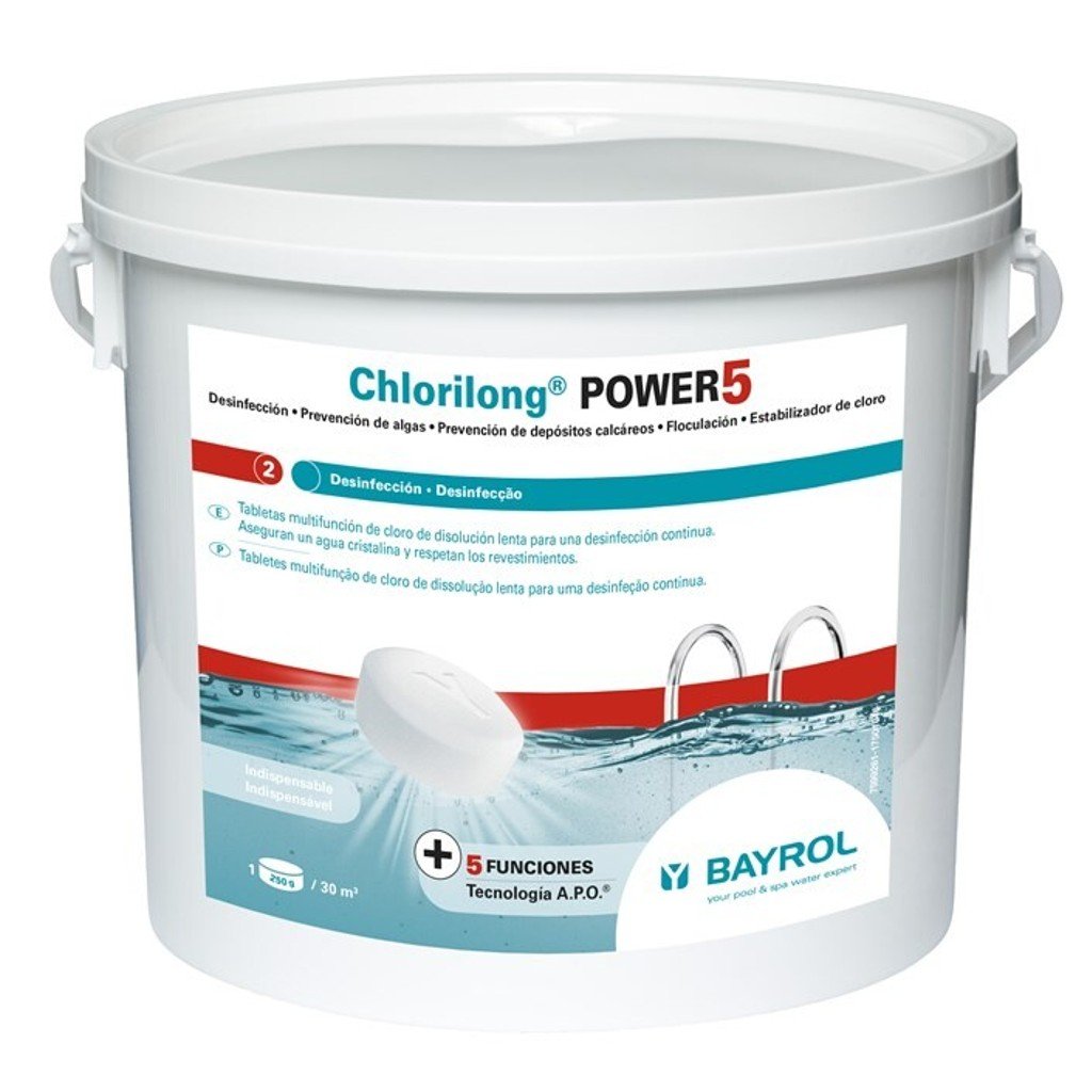 Bayrol Chlorilong Power 5 chloortabletten 250g - 5kg