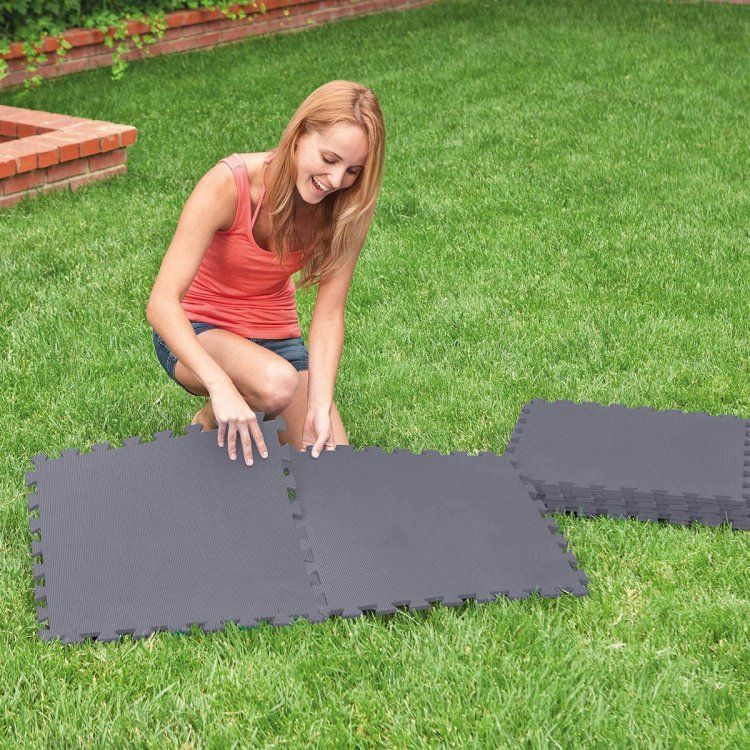 Intex zwembad vloertegels grijs (8 stuks a 50 x 50 x 0,5 cm)