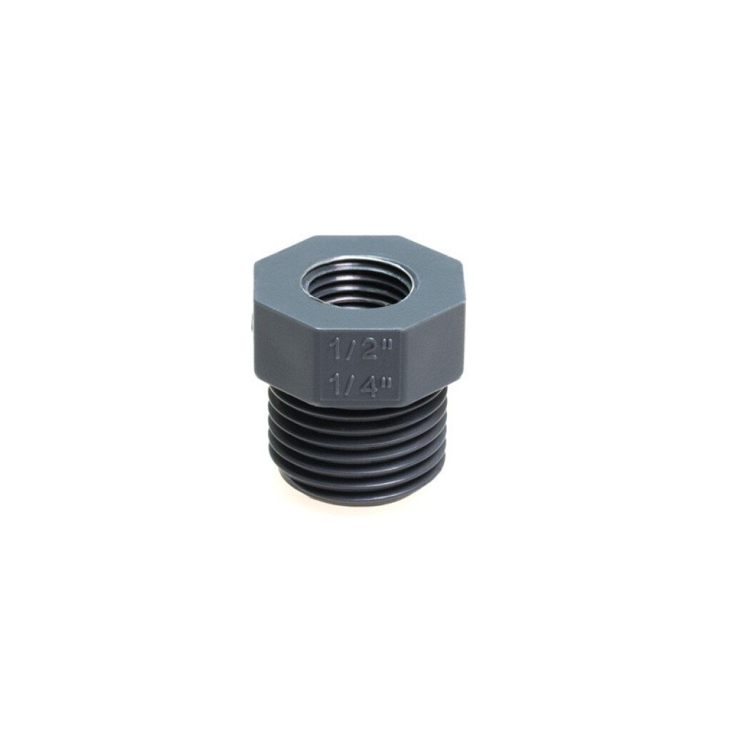 PVC reductie 1/4" F - 1/2" M - Watersens