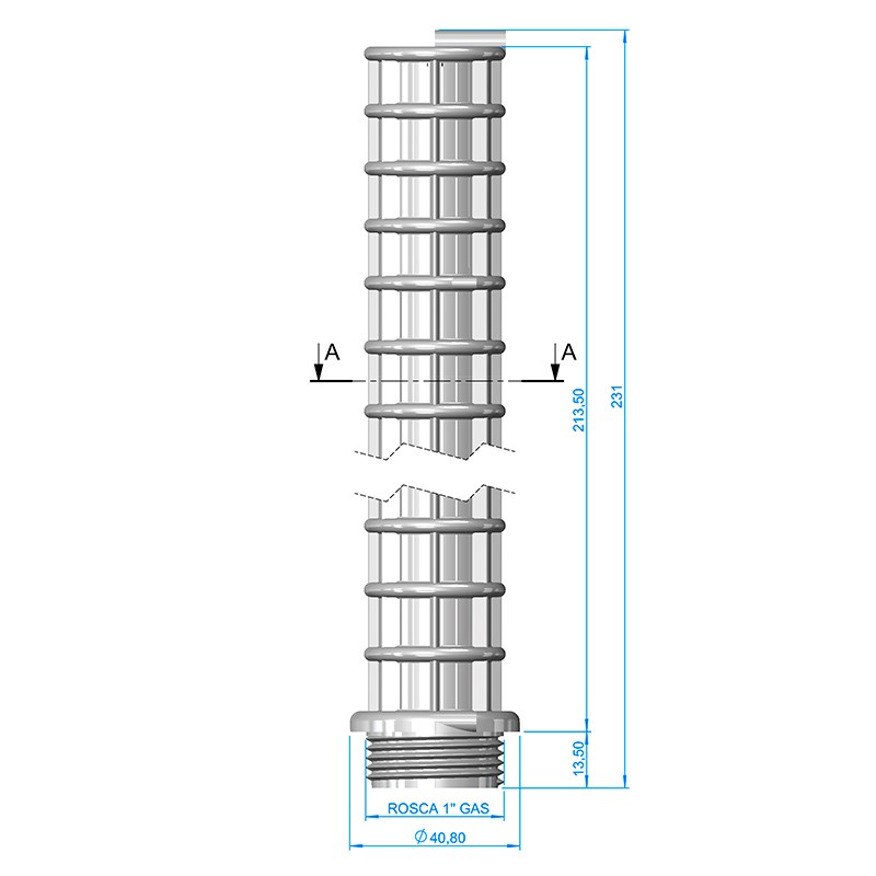AstralPool 1" 225 mm collectorarmset - 4404010028 - 12 stuks