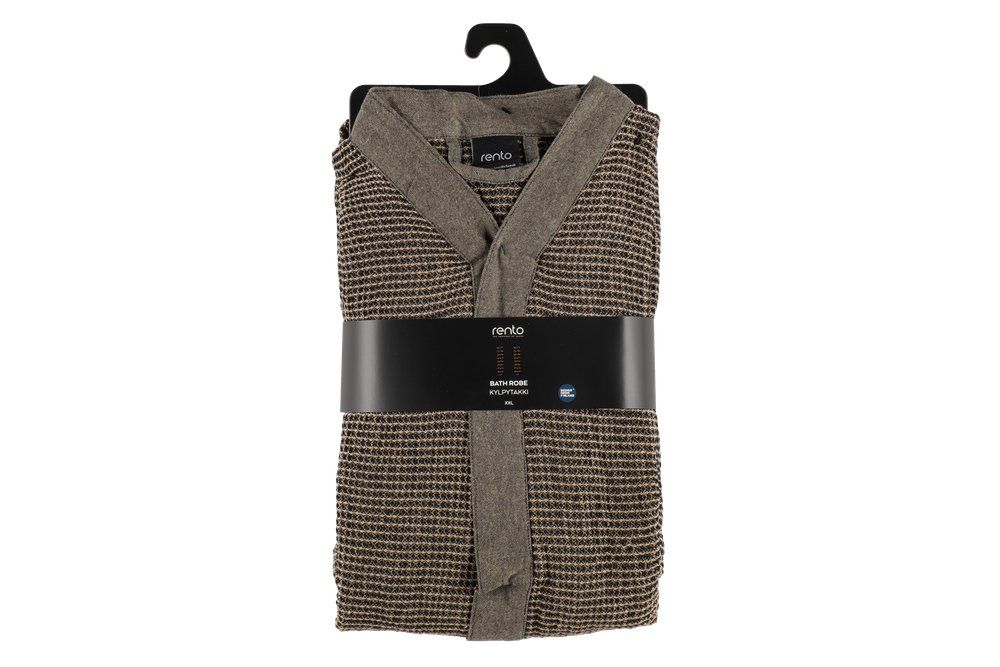Rento Kenno Badjas XXL - zwart/beige