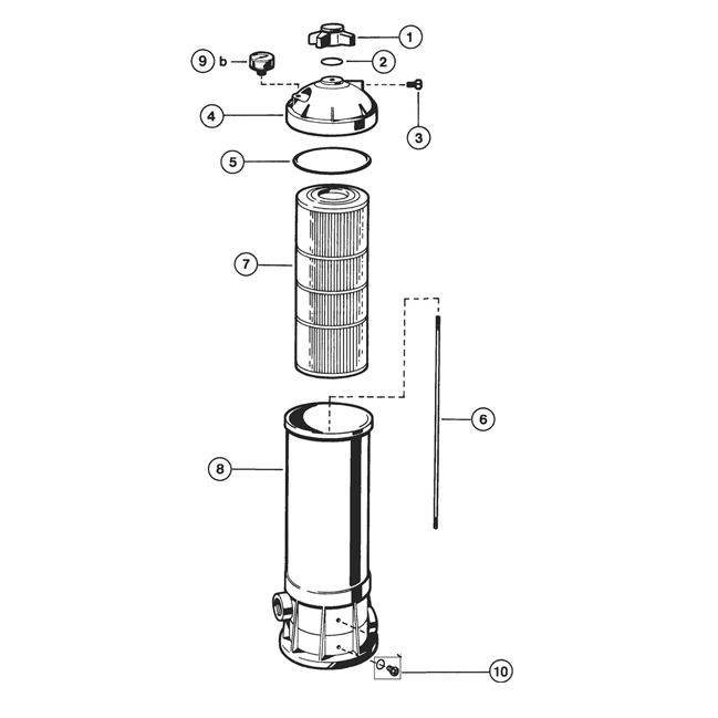 O-ring voor Hayward filter Star Clear (CX250F)