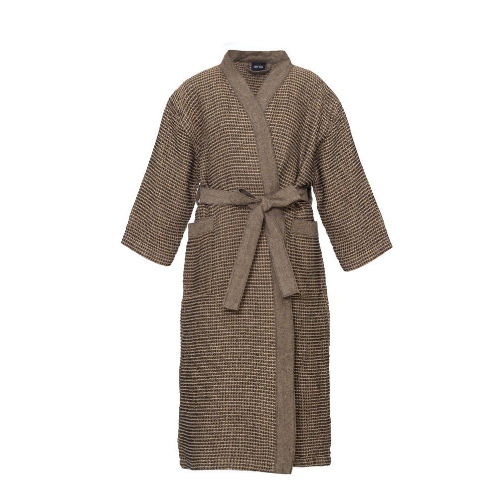 Rento Badjas Kenno kinderen L/XL zwart/beige