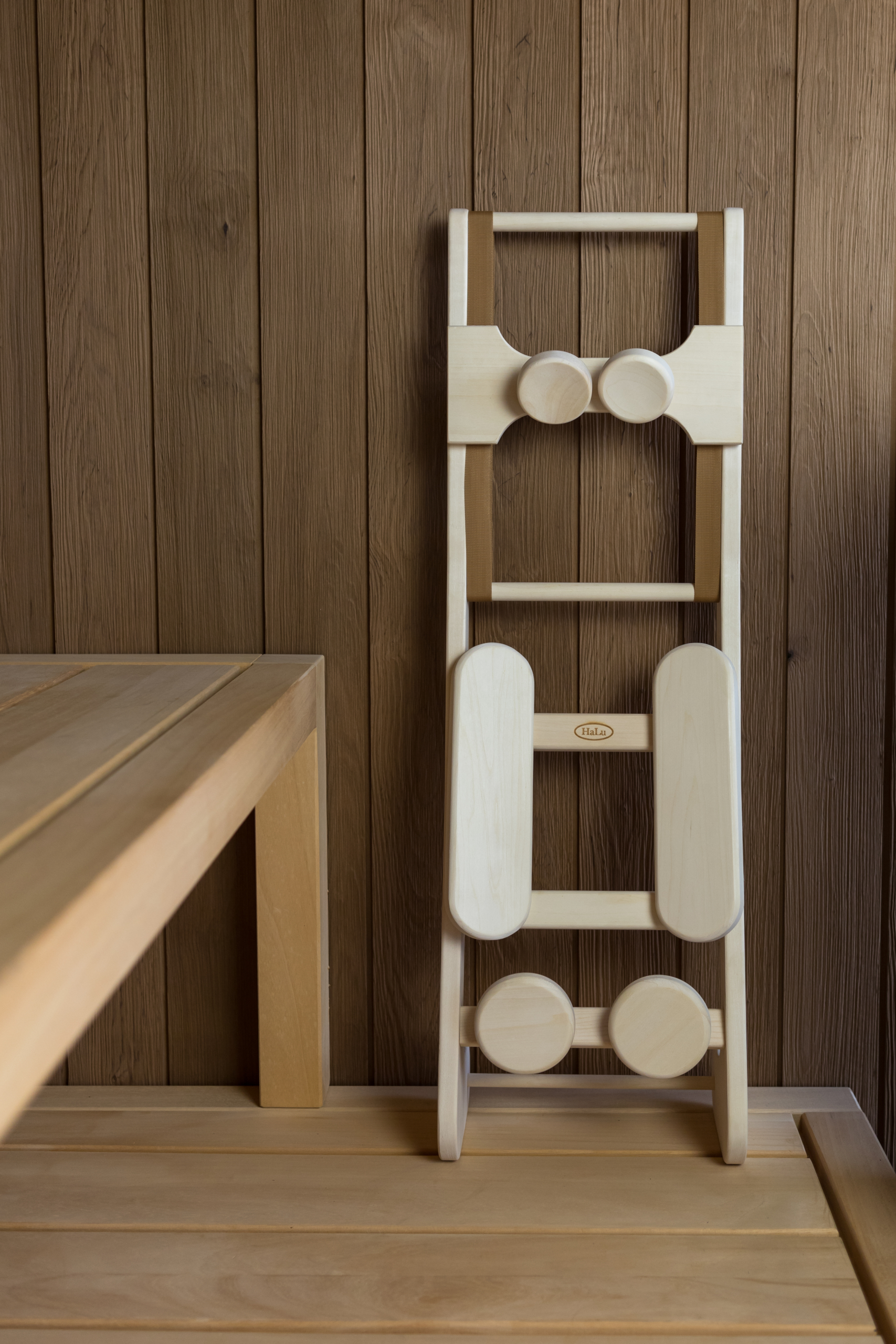 Ergonomische Hoge rugsteun voor sauna Aspen - Halu