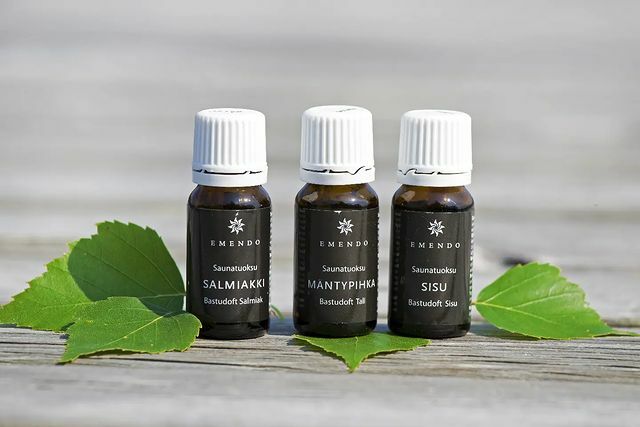 Sauna geuren Gift Set Salmiac, Pine en Sisu - 3 x 10 ml - Emendo
