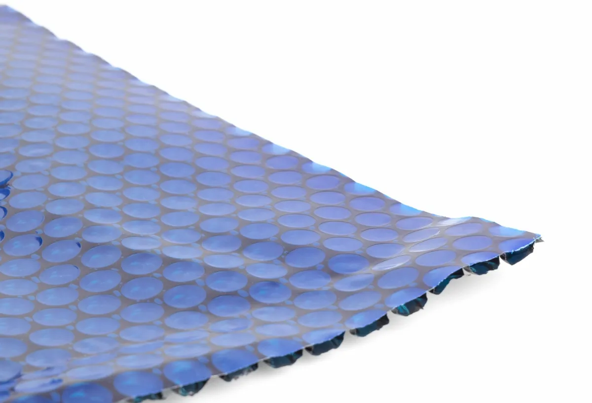 W'eau solar cover rechthoekig - 732 x 366 cm (zeilmaat 697 x 324) - Zwart/Blauw