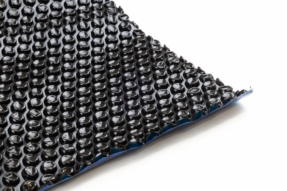 W'eau solar cover rechthoekig - 732 x 366 cm (zeilmaat 697 x 324) - Zwart/Blauw